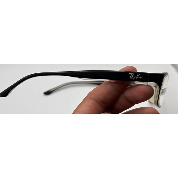 Ray-Ban RB5114 2034 Black on Transparent Eyeglasses Frame 54-16-140 - Picture 4 of 10